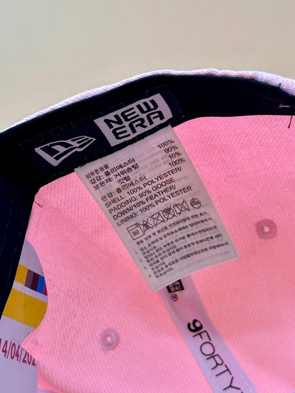 New Era LA Dodgers 50th Anniversary Pink Adjustable Baseball Cap Hat - Picture 4 of 4